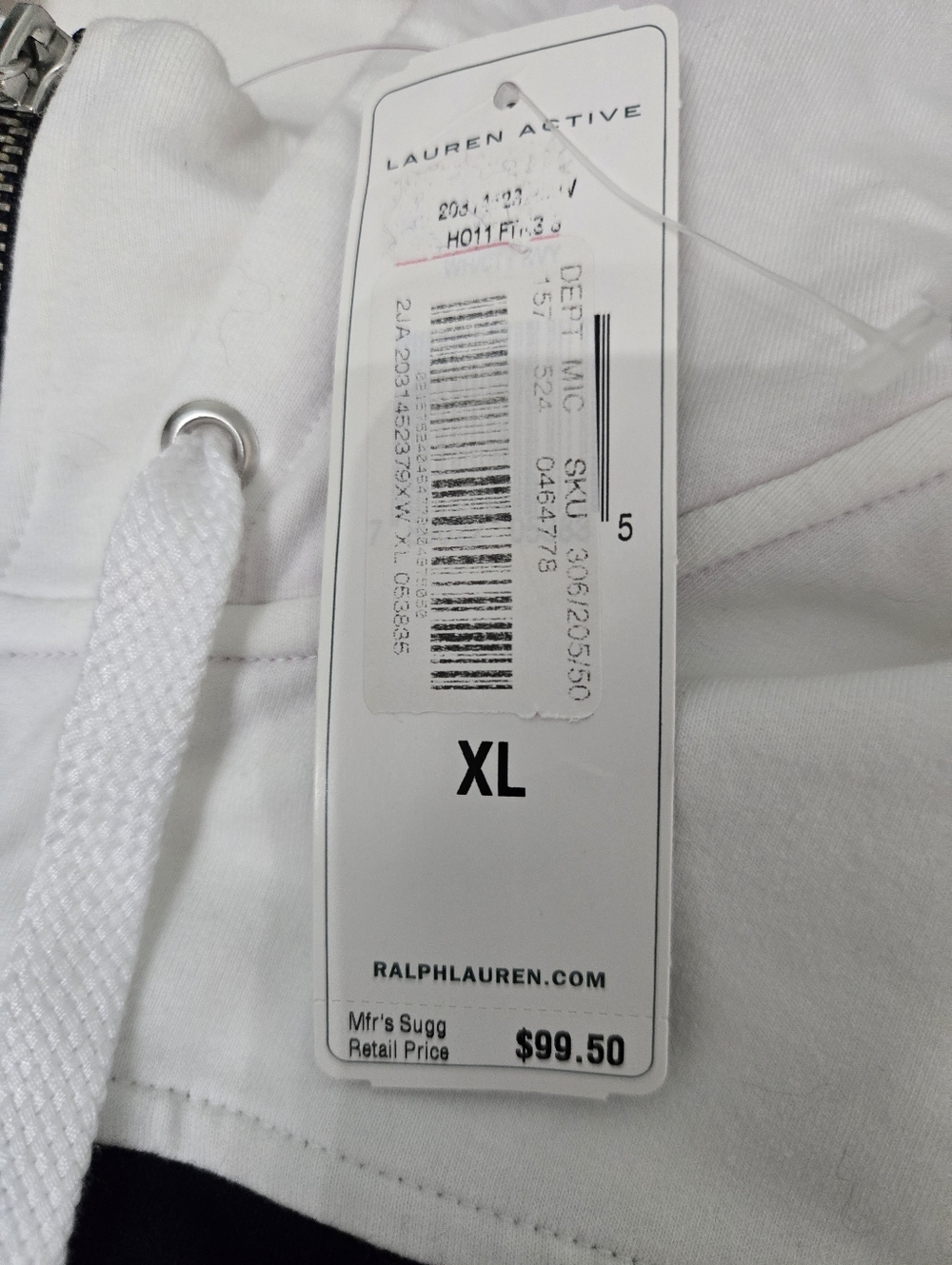 NWT Ralph Lauren Active Jacket Women's XL Navy Blue/White - Picture 7 of 7